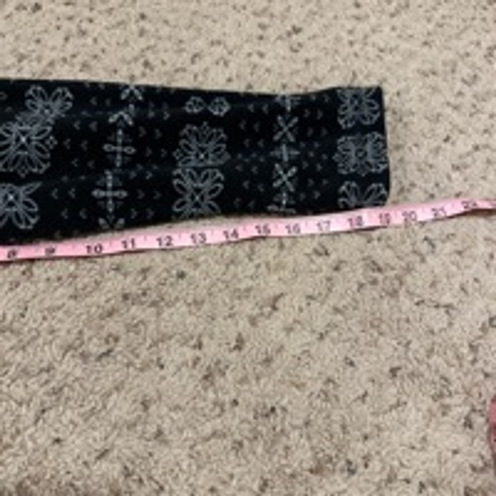 Women's Old Navy Fleece Zip Front XXL Black Gray - Picture 3 of 6